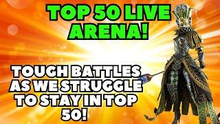 Tough Battles To Stay In Top 50 Live Arena!