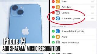 iPhone 14 - How to turn on Shazam or Music Recognition iPhone 14 / Plus / Pro / Pro Max