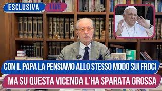 Vittorio Feltri Condivide il discorso del Papa ma gli ricorda come tutto è Iniziato