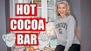 DIY HOT COCOA BAR-CHRISTMAS HOT COCOA BAR IDEAS 2019- COFFEE BAR IDEAS-JESSI CHRISTINE