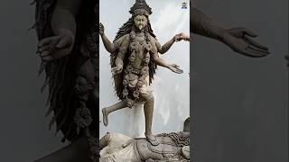 How to Make a Large Clay Kali Idol - Full Process in Short"#kaliidolmaking #kalimurti #kalimaa #kali