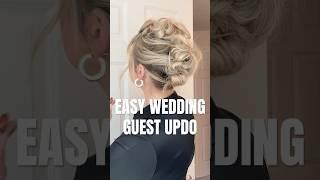 EASY WEDDING GUEST UPDO!! (Powder is Boldify in MEDIUM BLONDE) #easyupdo #updo #hairstyles