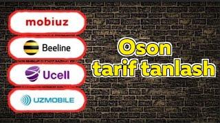 mubiuz tariflar // Uzmobile tariflar 2023 // Ucell tarif oʻzgartirish