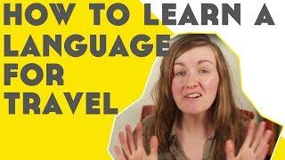 How to Learn a Language for Travel║Lindsay Does Languages Video