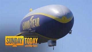 Goodyear Blimp celebrates 100 years flying over biggest events