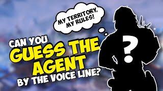 CAN YOU GUESS THE VALORANT AGENT BY THE VOICE LINE?!