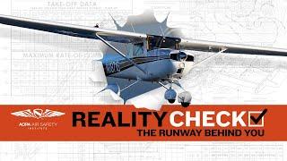 Reality Check: The Runway Behind You