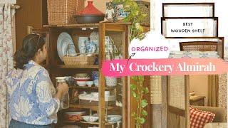 How I Created My Dream Crockery Cabinet for Daily Use ️ | Kitchen Organization