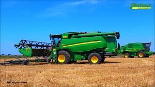 NEW JOHN DEERE T660i | 9m15 de coupe | Démonstraton 2017 Patoux Equipagri