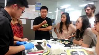 A day at work - Cooking demonstration at Envirolab Sydney