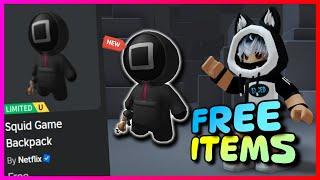 New FREE LIMITED UGC items , How to get FREE UGC LIMITED ITEMS Squid Game Backpack on ROBLOX