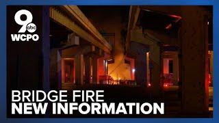 No timeline for repairs after fire shuts down Cincinnati bridge