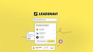 LeadsNavi Lifetime Deal - Identify and deeply understand your website visitors