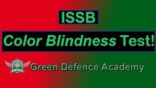 ISSB Color Blindness Test | GREEN DEFENCE ACADEMY | ISSB Video