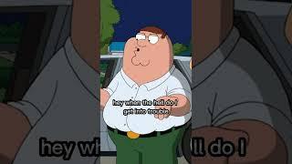 Peter cried like a baby because he was lost and couldn't find Lois  #shorts Family guy season 9