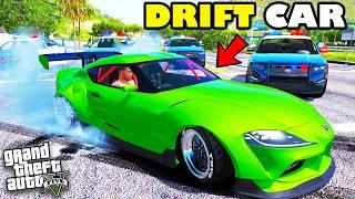 Franklin Stealing Fastest Toyota Supra MK5 Drift Machine In GTA 5