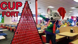 Chuck E Cheese CUP FORT