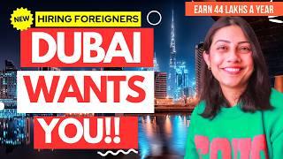 How To Get A Job In Dubai with VISA For FOREIGNERS | No Experience Needed | Fully Funded Opportunity