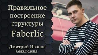 Построение структуры Faberlic. Работаем с Фаберлик правильно.