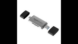 Amazon Basics OTG Card Reader and Hub with Type-C, USB & Micro USB Ports |#short#vidio.