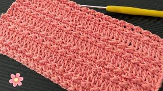 LOOK AT THE RESULT OF THIS CROCHET STITCH