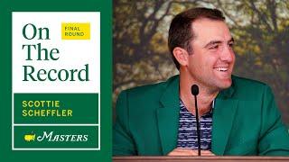 Masters Champion Scottie Scheffler Meets With the Press | The Masters