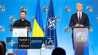 NATO Secretary General with the President of Ukraine  Volodymyr Zelenskyy, 11 JUL 2024