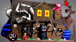 All TREVOR HENDERSON creatures creepy House 6 | Front Yard with clay