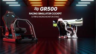 Thermaltake GR500 Racing Simulator Cockpit Black & Snow - Professional Racing Experience