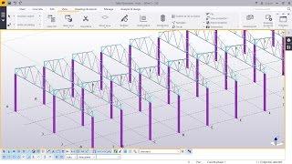 Create a double Span Truss in Ten Minutes in Tekla Structures