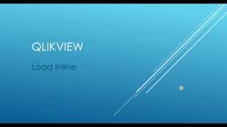 QlikView Tutorial - Load Inline