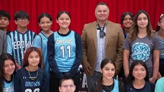 Students receive inspiring message at Roosevelt Elem. | McAllen ISD