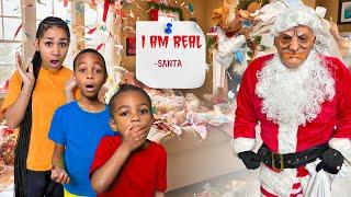 Creepy Santa CAME BACK & DESTROYED OUR HOUSE!!