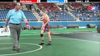 Fargo 2012 120 Round 5: Drake Swarm (Iowa) vs. Josh Newberg (Washington)