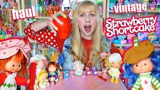 Vintage 80s Strawberry Shortcake toy & doll haul