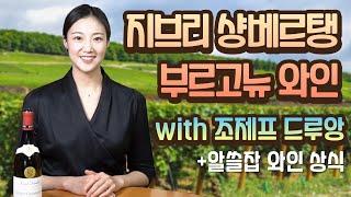 부르고뉴 지브리 샹베르탱 와인 with 조제프 드루앙 지브리 샹베르탱(Joseph Drouhin)