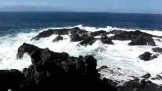 Spain Travel: Waves crashing in - Puerto de Santiago - Tenerife