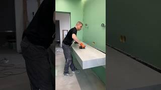 #раковина из керамогранита  #плиточник #tiler #porcelain #building #builder