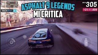 CRÍTICA a ASPHALT 9 Legends