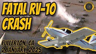 RV-10 N8757R Fullerton, CA. 2 Jan 2025