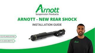 Arnott Rear Shock Installation Video for Mercedes-Benz E-Class Sedan (W211) and CLS-Class (C219)