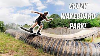 THIS WAKEBOARD PARK WAS CRAZY! - WAKEBOARDING