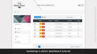 PHP CRUD Tutorial - How to install PHP CRUD Generator - Bootstrap 4 Admin Panel