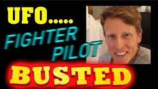 UFO video defended by REAL fighter pilot:  BUSTED!