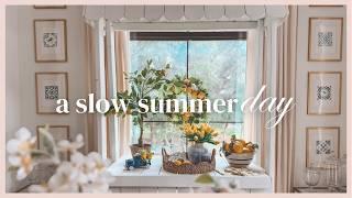 Calm Morning Routine, Vintage Book Shopping & Summer Decorating