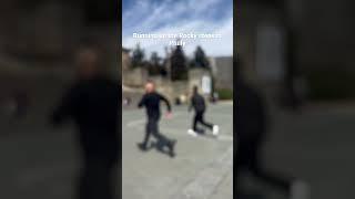 Running up the #Rocky steps in #philly