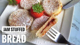 Deliciousnessly | STRAWBERRY STUFFED BREAD RECIPE