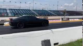 5th Gen Camaro Quarter mile race with a modded Honda