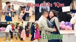 Kuki couple post-wedding celebration in London,England