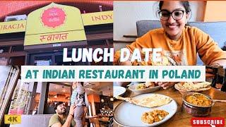 Our first lunch date in Poland at Indian Restaurant  | Chandni In Europe |Vlog-20